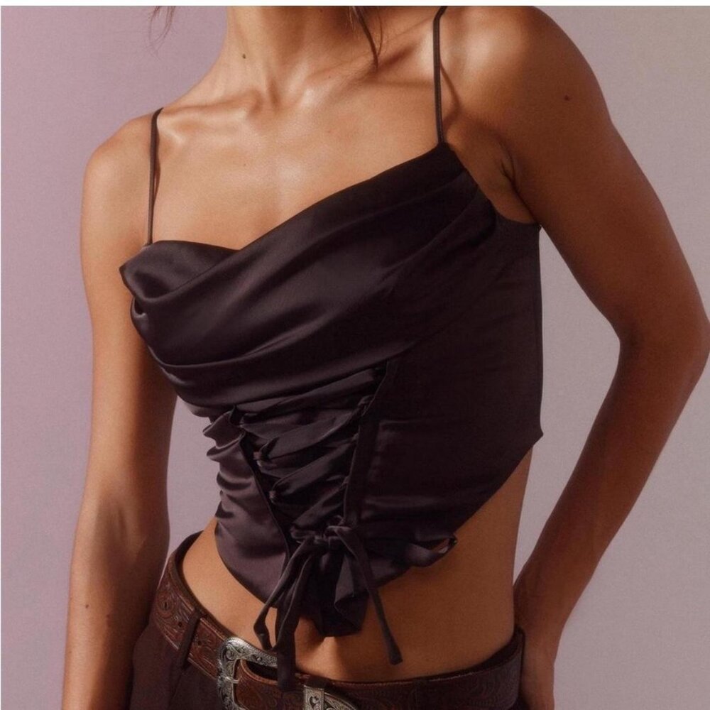 Urban outfitters Brown corset top